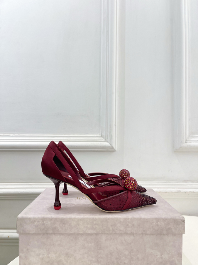 【2026年春夏新作】Jimmy Choo | ジミー チュウ JC クリスタル&メッシュ サンダル ジミーチュウジュアルシューズコピー - 画像 (2)