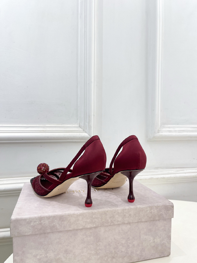 【2026年春夏新作】Jimmy Choo | ジミー チュウ JC クリスタル&メッシュ サンダル ジミーチュウジュアルシューズコピー - 画像 (8)