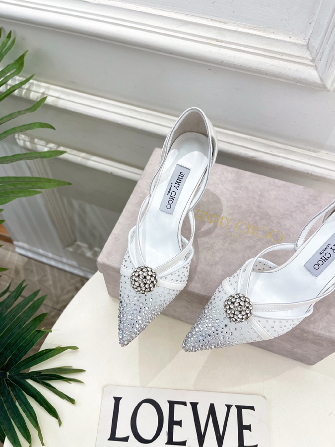 【2026年春夏新作】Jimmy Choo | ジミー チュウ JC クリスタル&メッシュ サンダル ジミーチュウジュアルシューズコピー - 画像 (6)