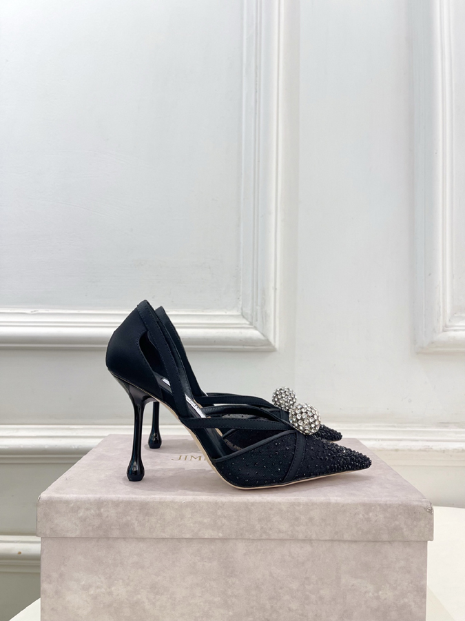 【2026年春夏新作】Jimmy Choo | ジミー チュウ JC クリスタル&メッシュ サンダル ジミーチュウジュアルシューズコピー - 画像 (2)