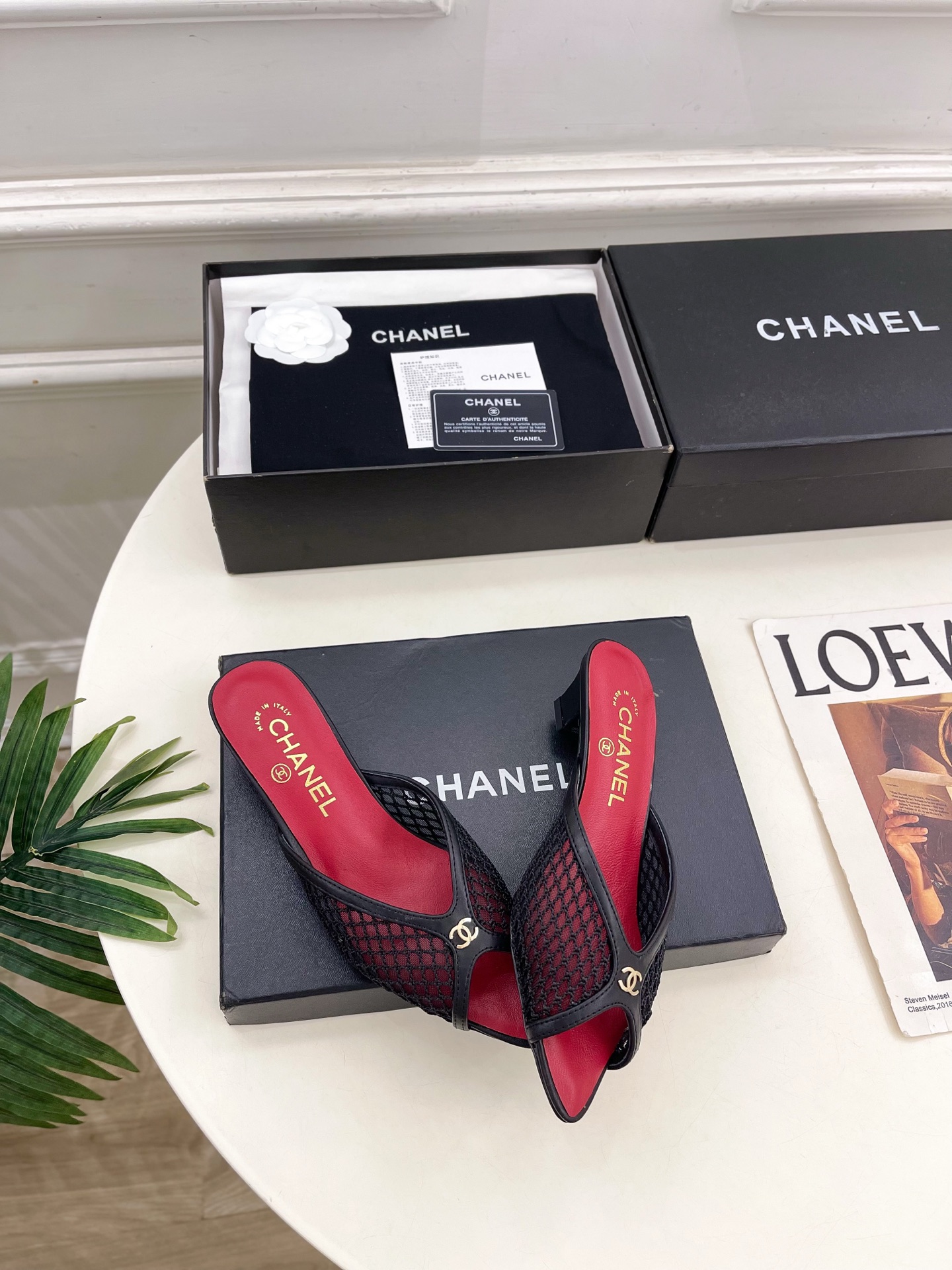 【2026年春夏新作】CHANEL | シャネル ダブルCC メッシュ&オープントゥ ミュール シャネルサンダルコピー - 画像 (4)