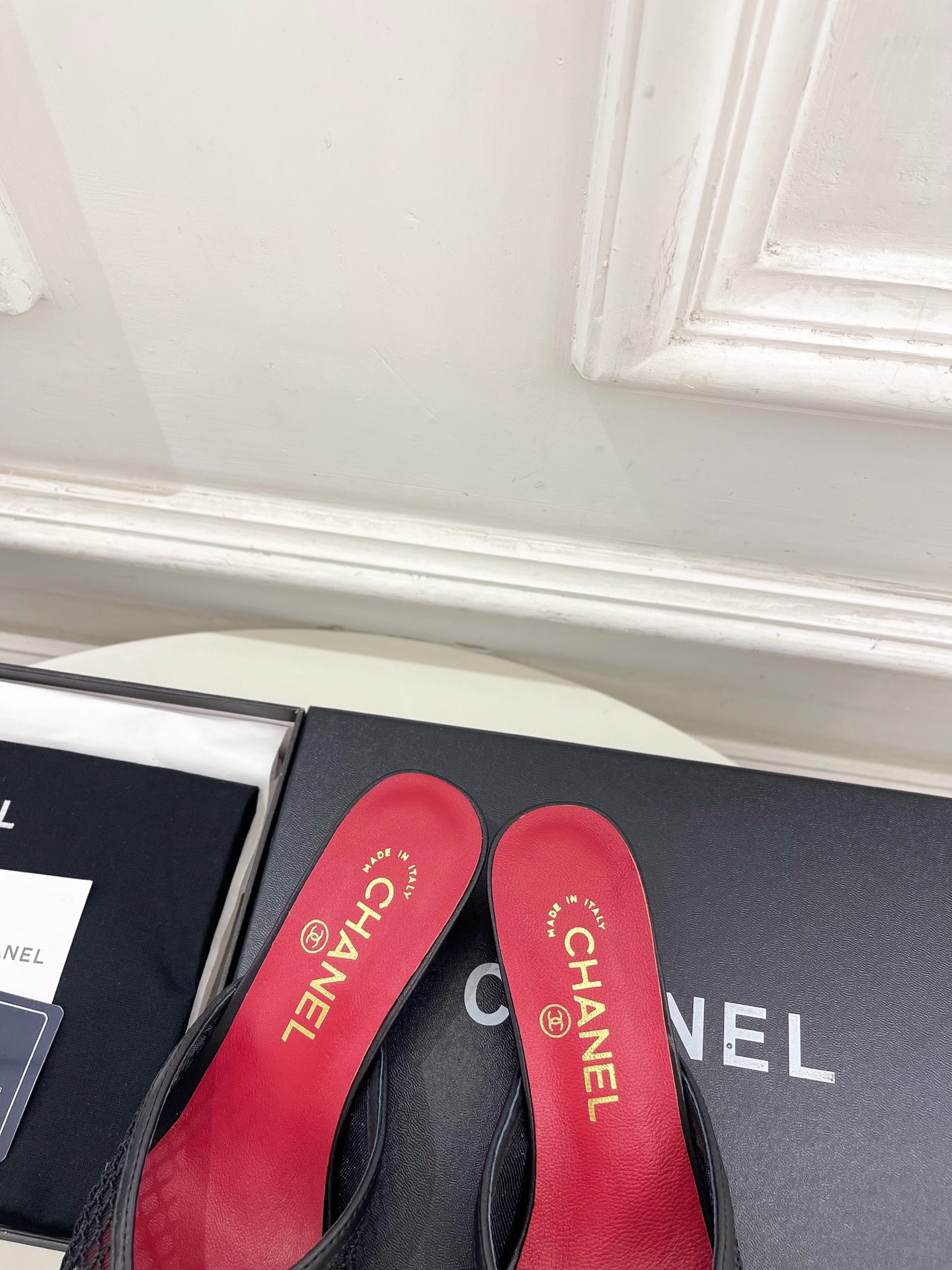 【2026年春夏新作】CHANEL | シャネル ダブルCC メッシュ&オープントゥ ミュール シャネルサンダルコピー - 画像 (7)