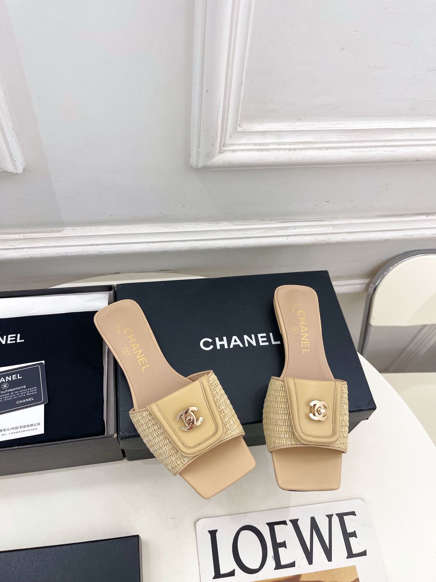 2026SS CHANEL | シャネル スクエアトゥ サンダル フラットミュール 10色から選べます - 画像 (5)