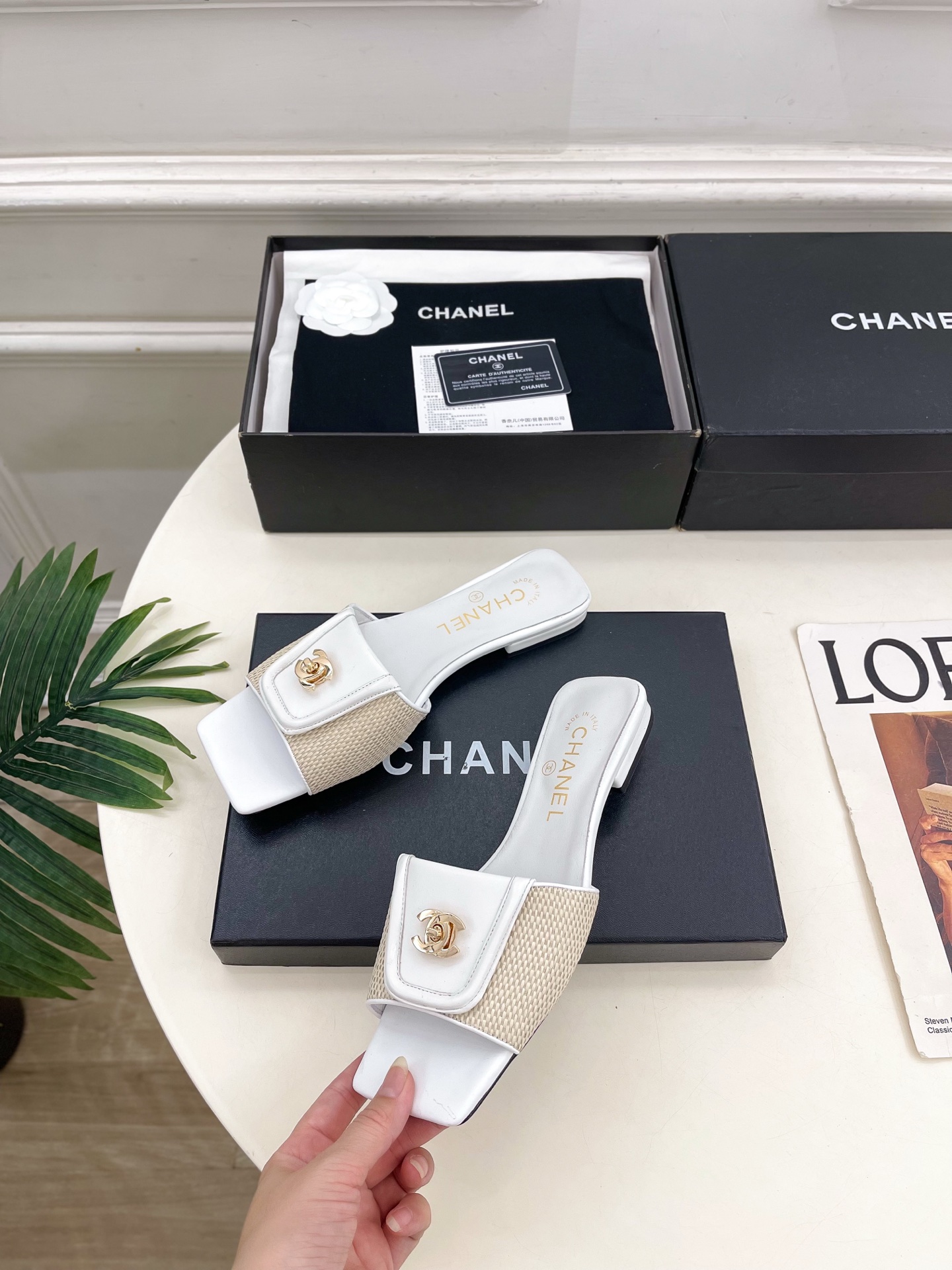2026SS CHANEL | シャネル スクエアトゥ サンダル フラットミュール 10色から選べます - 画像 (4)
