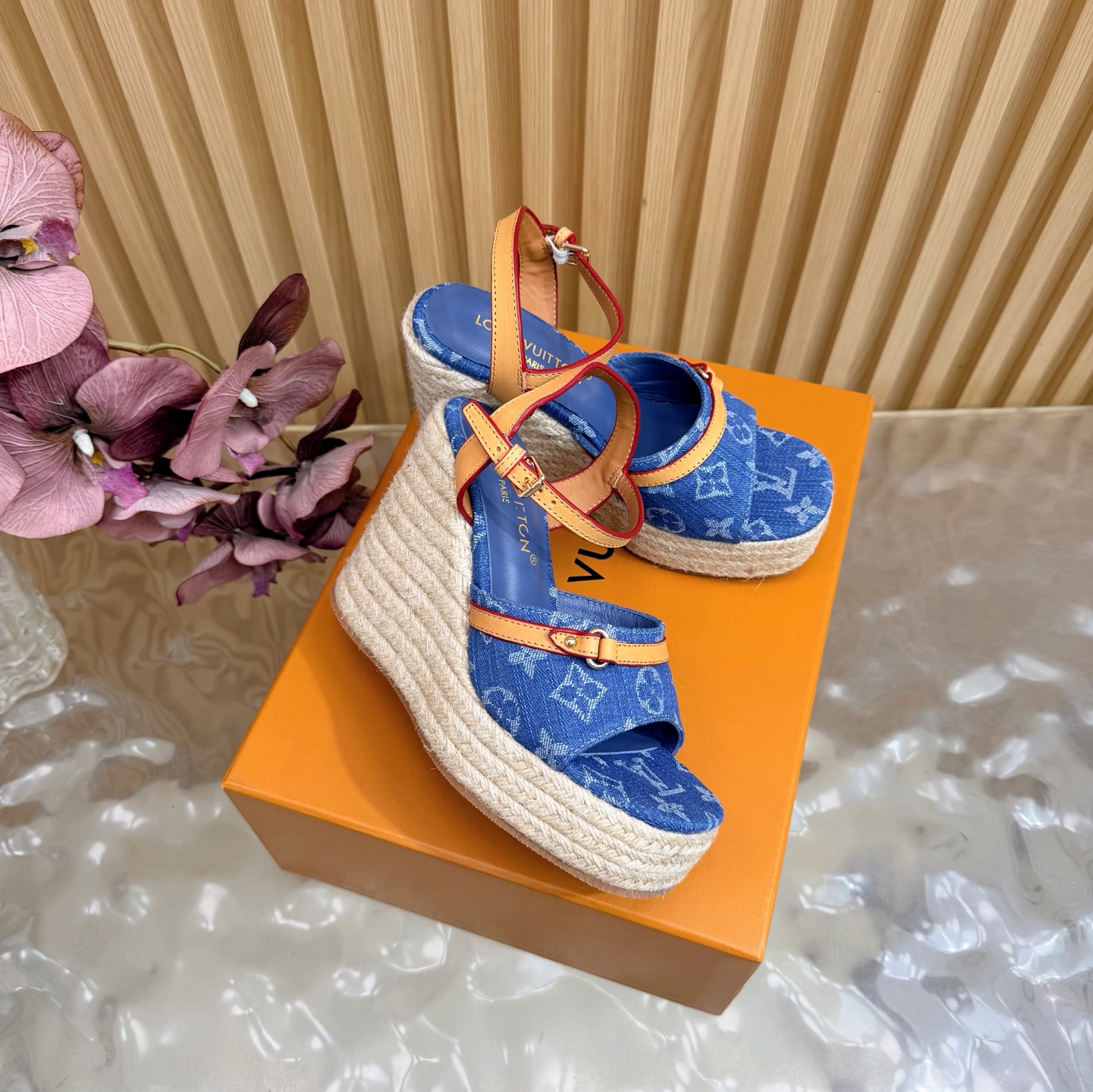 LOUIS VUITTON | ルイ・ヴィトン ウエッジソール エスパドリーユ サンダル / シューズ ルイヴィトンサンダル2026新作 - 画像 (2)
