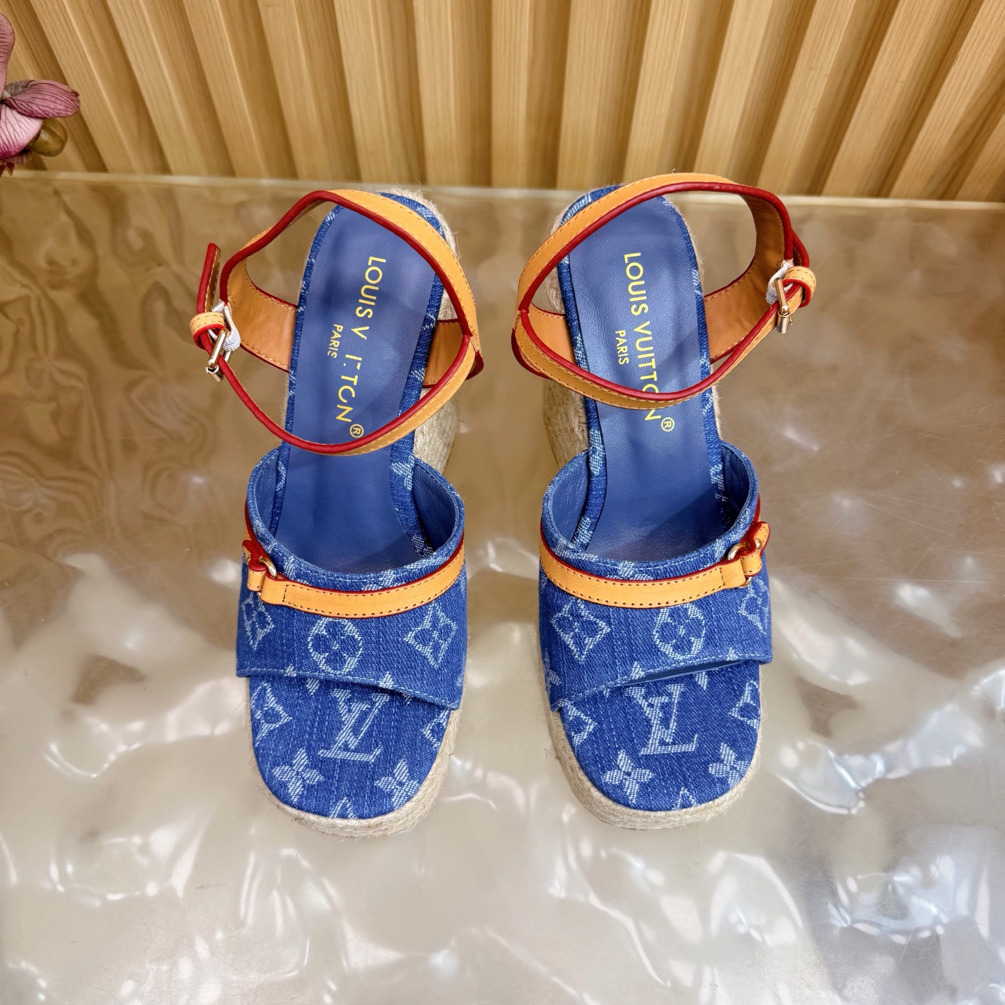 LOUIS VUITTON | ルイ・ヴィトン ウエッジソール エスパドリーユ サンダル / シューズ ルイヴィトンサンダル2026新作 - 画像 (4)