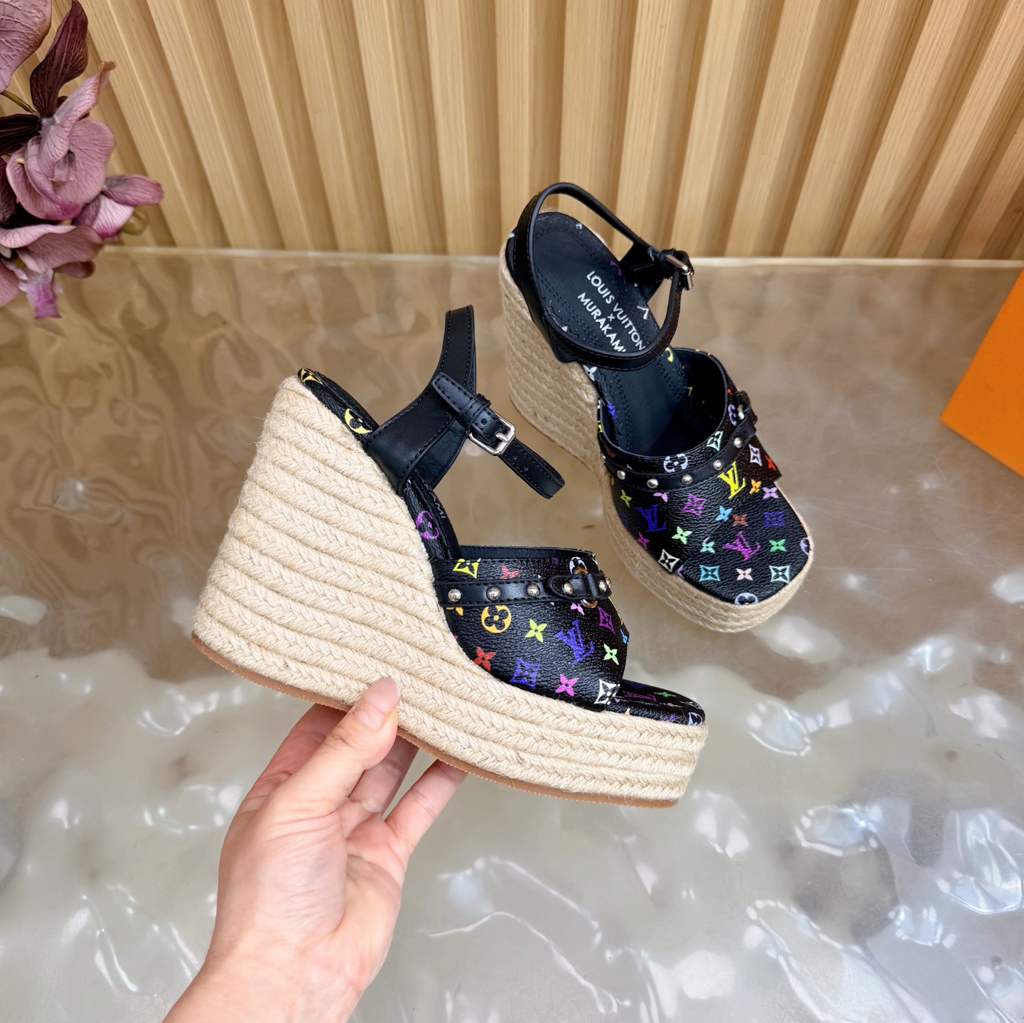 LOUIS VUITTON | ルイ・ヴィトン ウエッジソール エスパドリーユ サンダル / シューズ ルイヴィトンサンダ - 画像 (8)