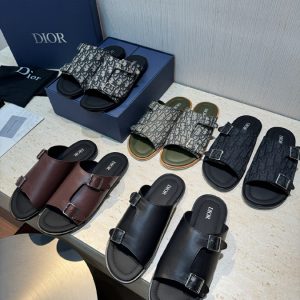 最高級ディオールスーパーコピー ディオール アリア メンズ レザー スライドサンダル5色から選べます