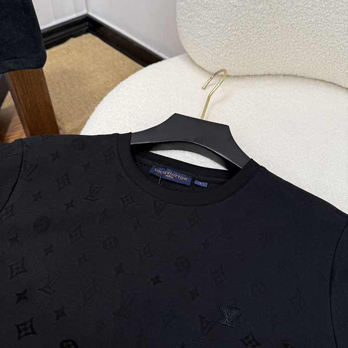 ルイヴィトン服コピー 人気店 Louis Vuitton 2026 プレ・スプリング 新作 刺繍入りコットンクルーネックTシャツ JP4649(1159)ルイヴィトン Tシャツ メンズ - 画像 (12)
