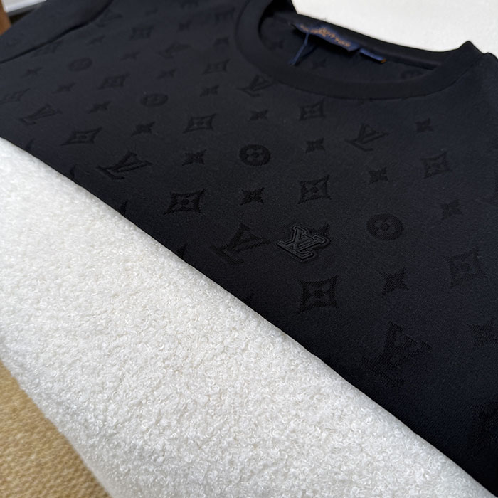 ルイヴィトン服コピー 人気店 Louis Vuitton 2026 プレ・スプリング 新作 刺繍入りコットンクルーネックTシャツ JP4649(1159)ルイヴィトン Tシャツ メンズ - 画像 (9)