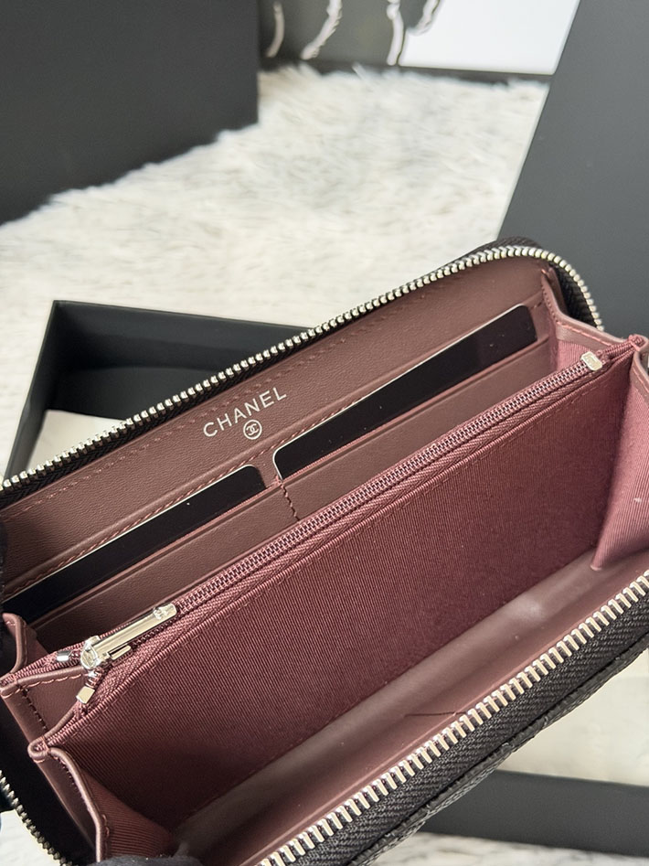 最高級シャネルスーパーコピー CHANEL 長財布 ラウンドファスナー クラシック ココマーク ブラック AP0242 Y01588 C3906 シャネル財布コピー - 画像 (2)