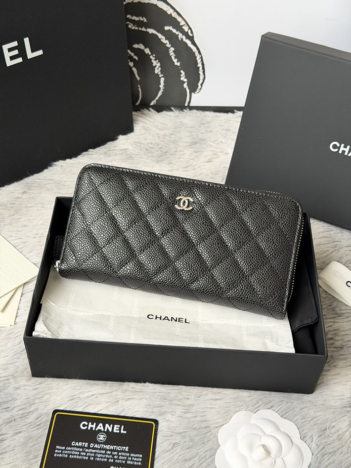 最高級シャネルスーパーコピー CHANEL 長財布 ラウンドファスナー クラシック ココマーク ブラック AP0242 Y01588 C3906 シャネル財布コピー - 画像 (12)