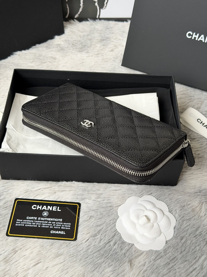 最高級シャネルスーパーコピー CHANEL 長財布 ラウンドファスナー クラシック ココマーク ブラック AP0242 Y01588 C3906 シャネル財布コピー - 画像 (10)