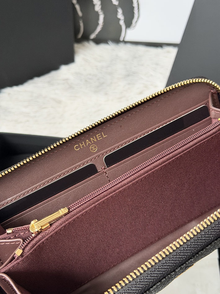 最高級シャネルスーパーコピー CHANEL 長財布 ラウンドファスナー クラシック ココマーク ブラック AP0242 Y01864 C3906 シャネル 長財布 人気ランキング - 画像 (4)