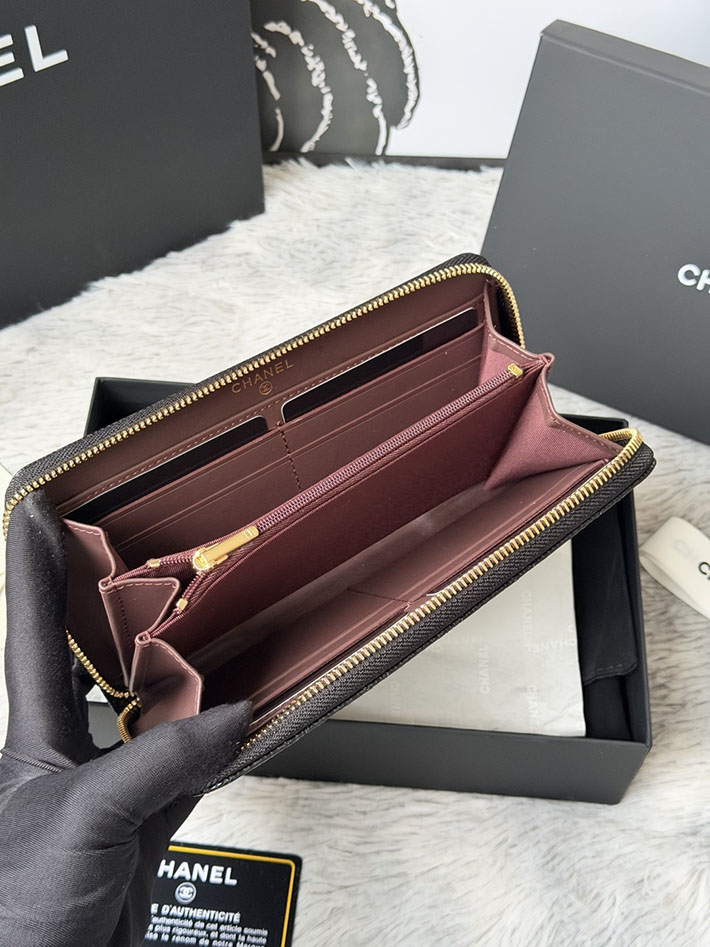 最高級シャネルスーパーコピー CHANEL 長財布 ラウンドファスナー クラシック ココマーク ブラック AP0242 Y01864 C3906 シャネル 長財布 人気ランキング - 画像 (6)