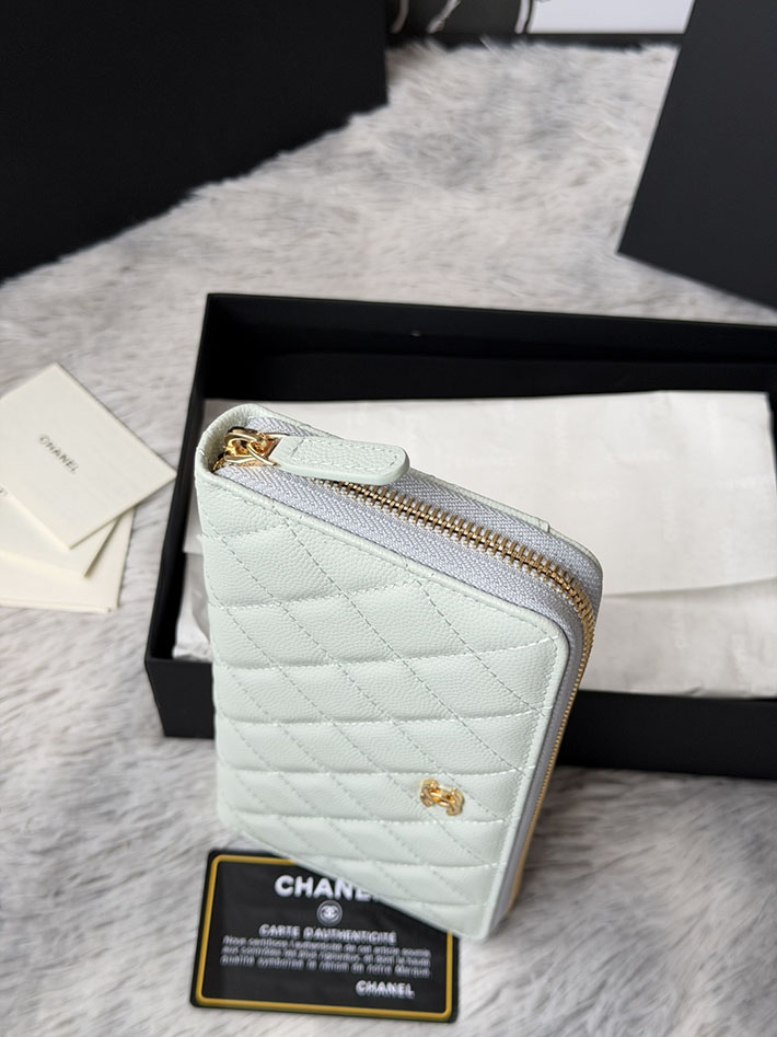 最高級シャネルスーパーコピー CHANEL 長財布 ラウンドファスナー クラシック ココマーク ライトブルー AP0242 Y01864 N0195 シャネル 長財布 レディース - 画像 (6)
