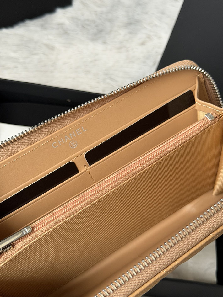 最高級シャネルスーパーコピー CHANEL 長財布 ラウンドファスナー クラシック ココマーク ベージュ AP0242 Y01588 NZG75 シャネル 財布 アウトレット - 画像 (2)