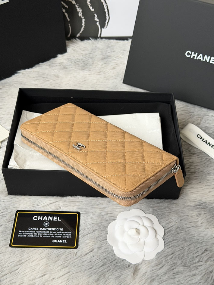 最高級シャネルスーパーコピー CHANEL 長財布 ラウンドファスナー クラシック ココマーク ベージュ AP0242 Y01588 NZG75 シャネル 財布 アウトレット - 画像 (10)