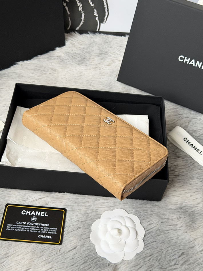 最高級シャネルスーパーコピー CHANEL 長財布 ラウンドファスナー クラシック ココマーク ベージュ AP0242 Y01588 NZG75 シャネル 財布 アウトレット - 画像 (9)