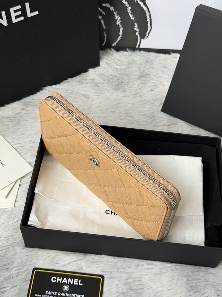 最高級シャネルスーパーコピー CHANEL 長財布 ラウンドファスナー クラシック ココマーク ベージュ AP0242 Y01588 NZG75 シャネル 財布 アウトレット - 画像 (7)