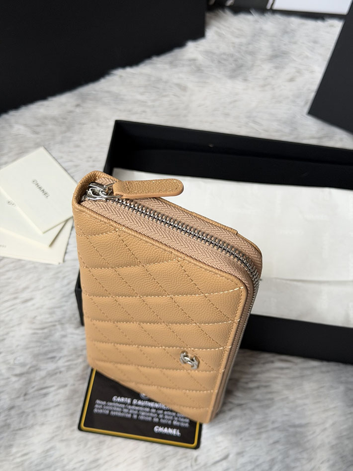 最高級シャネルスーパーコピー CHANEL 長財布 ラウンドファスナー クラシック ココマーク ベージュ AP0242 Y01588 NZG75 シャネル 財布 アウトレット - 画像 (6)