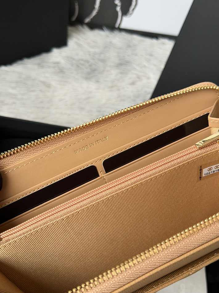 最高級シャネルスーパーコピー CHANEL 長財布 ラウンドファスナー クラシック ココマーク ベージュ AP0242 Y01864 NZG75 シャネル 財布 新作 - 画像 (3)