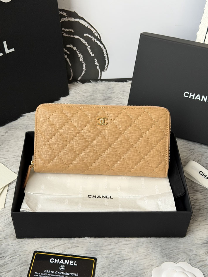 最高級シャネルスーパーコピー CHANEL 長財布 ラウンドファスナー クラシック ココマーク ベージュ AP0242 Y01864 NZG75 シャネル 財布 新作 - 画像 (12)