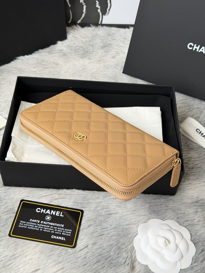 最高級シャネルスーパーコピー CHANEL 長財布 ラウンドファスナー クラシック ココマーク ベージュ AP0242 Y01864 NZG75 シャネル 財布 新作 - 画像 (10)
