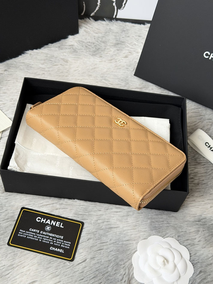 最高級シャネルスーパーコピー CHANEL 長財布 ラウンドファスナー クラシック ココマーク ベージュ AP0242 Y01864 NZG75 シャネル 財布 新作 - 画像 (9)