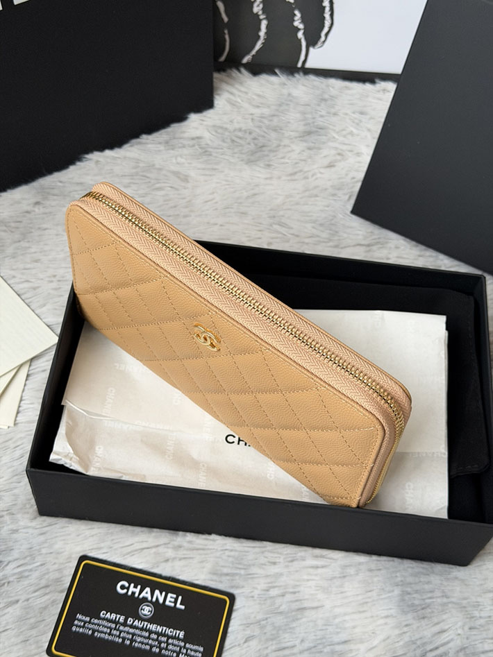 最高級シャネルスーパーコピー CHANEL 長財布 ラウンドファスナー クラシック ココマーク ベージュ AP0242 Y01864 NZG75 シャネル 財布 新作 - 画像 (7)