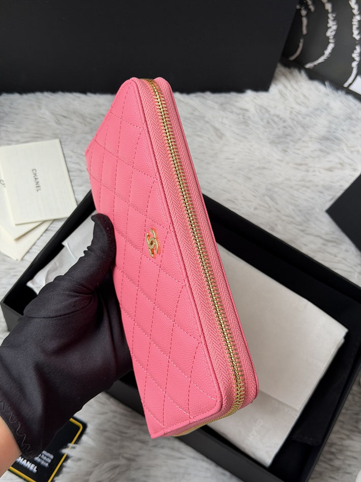 最高級シャネルスーパーコピー CHANEL 長財布 ラウンドファスナー クラシック ココマーク ピンク AP0242 Y01864 NG750 シャネル 財布 レディース - 画像 (6)