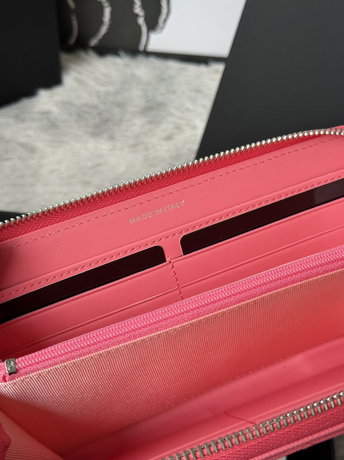 最高級シャネルスーパーコピー CHANEL 長財布 ラウンドファスナー クラシック ココマーク ピンク AP0242 Y01588 NG750 シャネル 財布 ピンク - 画像 (3)