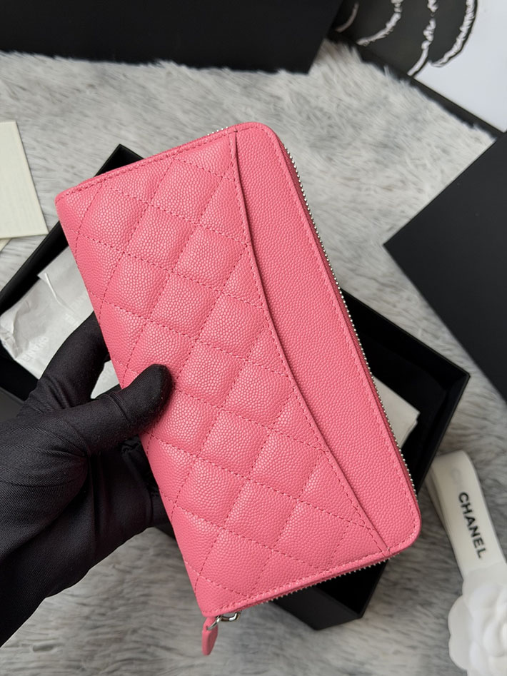 最高級シャネルスーパーコピー CHANEL 長財布 ラウンドファスナー クラシック ココマーク ピンク AP0242 Y01588 NG750 シャネル 財布 ピンク - 画像 (2)