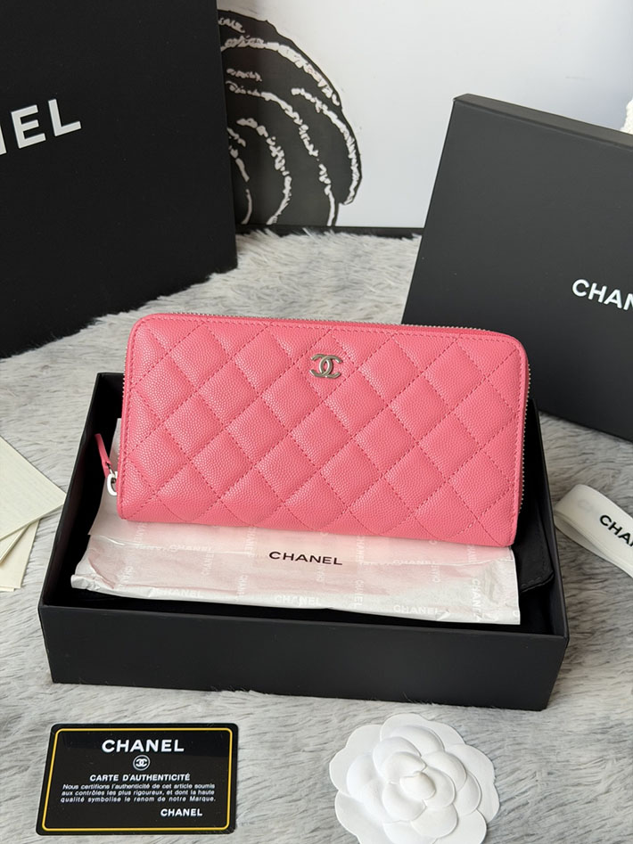 最高級シャネルスーパーコピー CHANEL 長財布 ラウンドファスナー クラシック ココマーク ピンク AP0242 Y01588 NG750 シャネル 財布 ピンク - 画像 (12)
