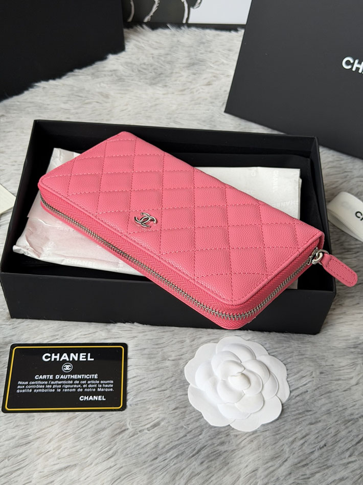 最高級シャネルスーパーコピー CHANEL 長財布 ラウンドファスナー クラシック ココマーク ピンク AP0242 Y01588 NG750 シャネル 財布 ピンク - 画像 (10)