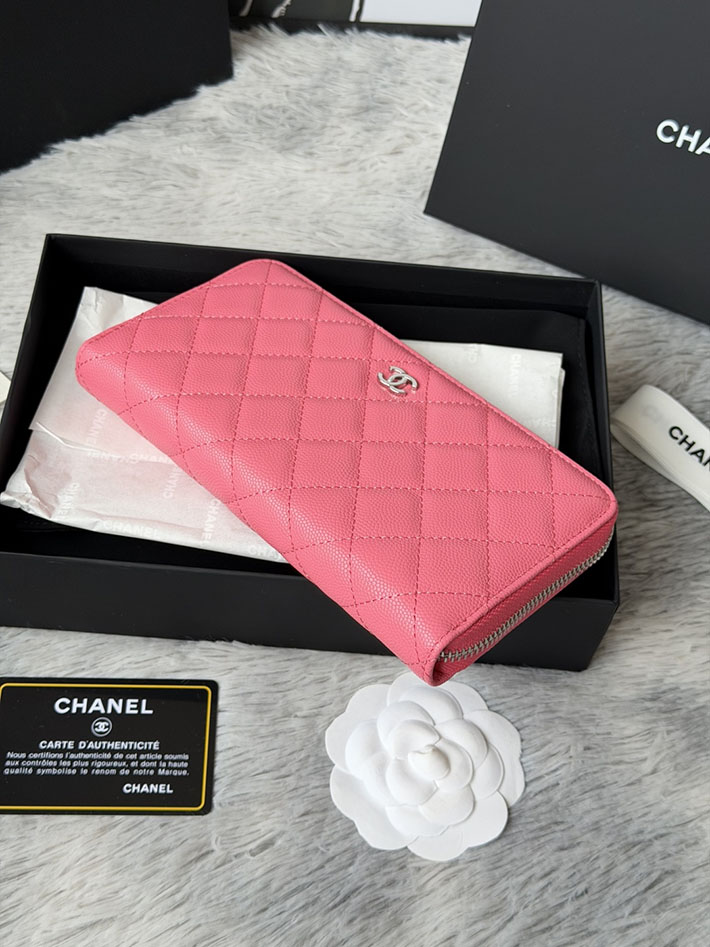 最高級シャネルスーパーコピー CHANEL 長財布 ラウンドファスナー クラシック ココマーク ピンク AP0242 Y01588 NG750 シャネル 財布 ピンク - 画像 (9)