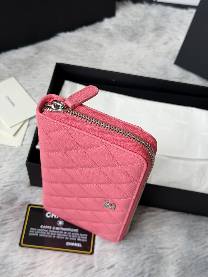 最高級シャネルスーパーコピー CHANEL 長財布 ラウンドファスナー クラシック ココマーク ピンク AP0242 Y01588 NG750 シャネル 財布 ピンク - 画像 (7)