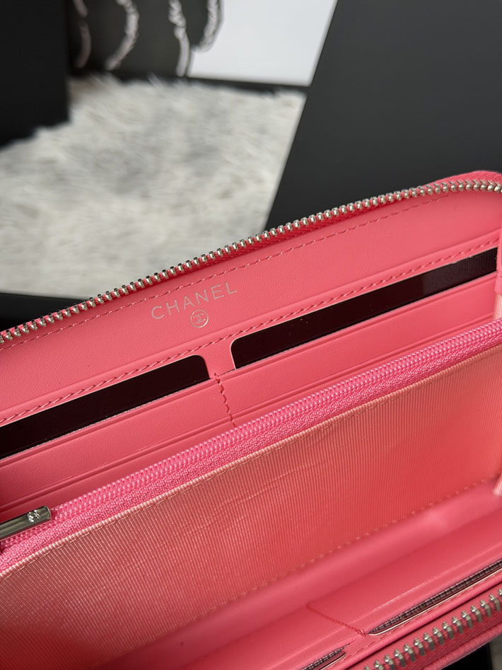 最高級シャネルスーパーコピー CHANEL 長財布 ラウンドファスナー クラシック ココマーク ピンク AP0242 Y01588 NG750 シャネル 財布 ピンク - 画像 (5)