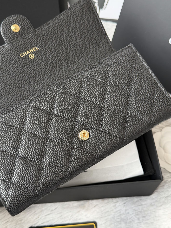 最高級シャネルスーパーコピー CHANEL マトラッセ クラシック ロング フラップ ウォレット ブラック AP0241 Y01864 C3906 シャネル マトラッセ 財布 - 画像 (4)