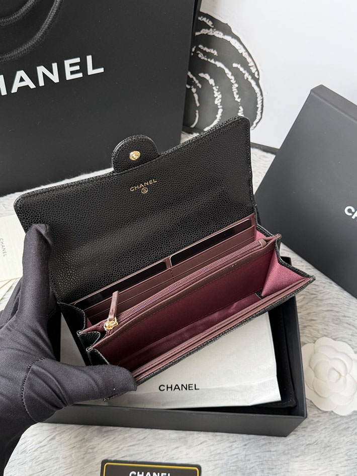 最高級シャネルスーパーコピー CHANEL マトラッセ クラシック ロング フラップ ウォレット ブラック AP0241 Y01864 C3906 シャネル マトラッセ 財布 - 画像 (3)