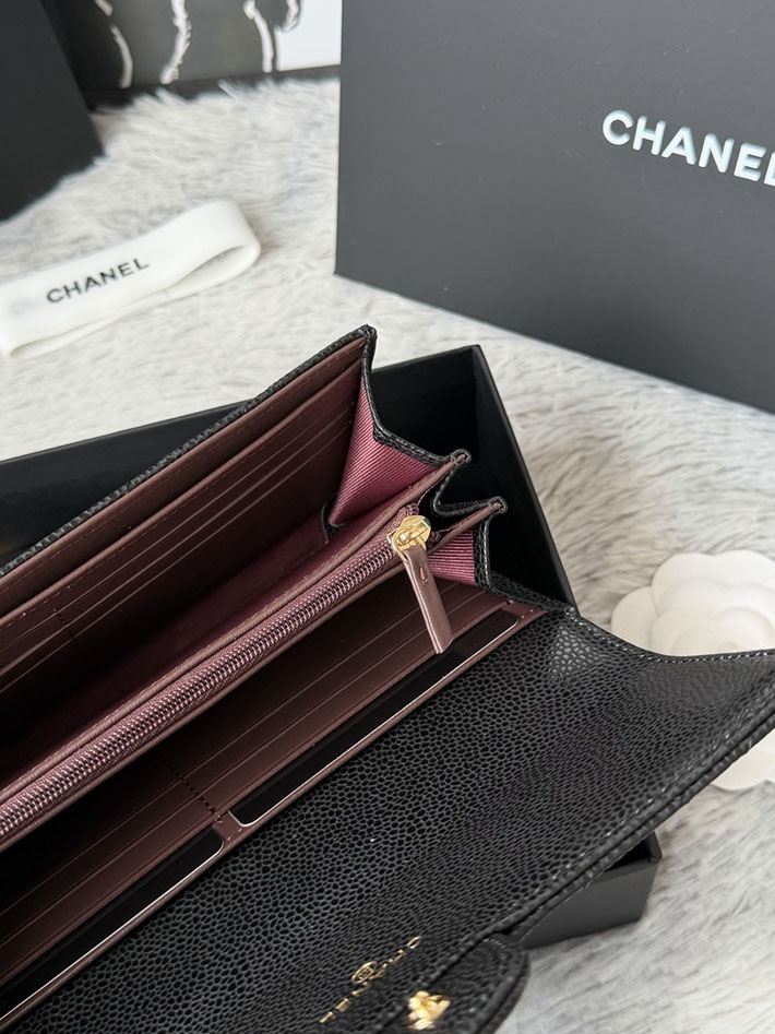 最高級シャネルスーパーコピー CHANEL マトラッセ クラシック ロング フラップ ウォレット ブラック AP0241 Y01864 C3906 シャネル マトラッセ 財布 - 画像 (2)