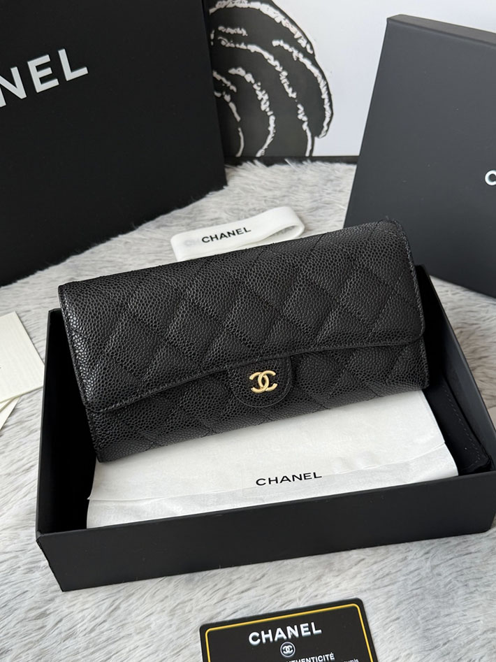 最高級シャネルスーパーコピー CHANEL マトラッセ クラシック ロング フラップ ウォレット ブラック AP0241 Y01864 C3906 シャネル マトラッセ 財布 - 画像 (12)