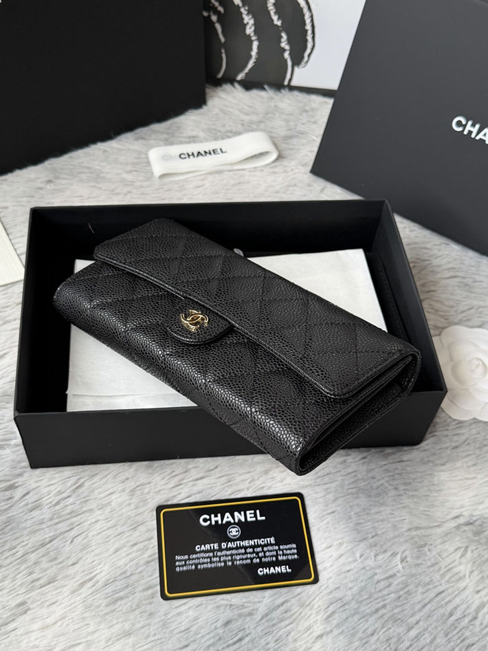 最高級シャネルスーパーコピー CHANEL マトラッセ クラシック ロング フラップ ウォレット ブラック AP0241 Y01864 C3906 シャネル マトラッセ 財布 - 画像 (10)