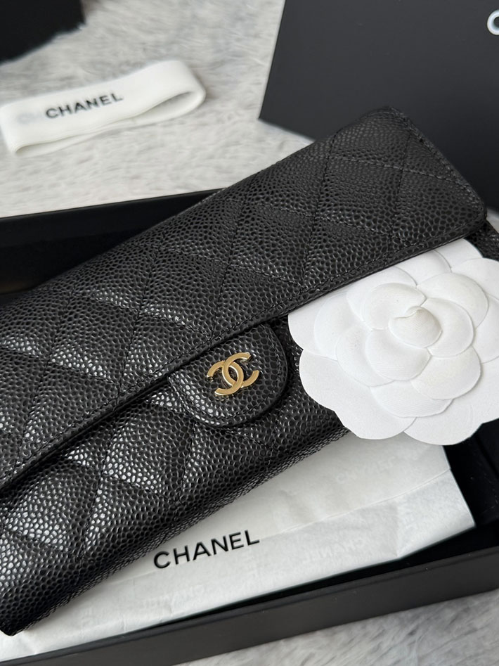 最高級シャネルスーパーコピー CHANEL マトラッセ クラシック ロング フラップ ウォレット ブラック AP0241 Y01864 C3906 シャネル マトラッセ 財布 - 画像 (8)