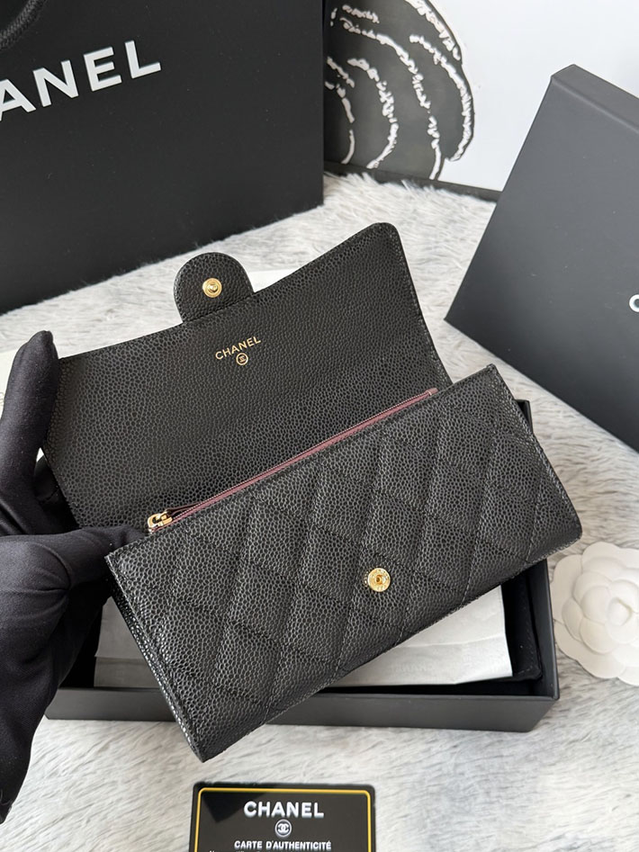 最高級シャネルスーパーコピー CHANEL マトラッセ クラシック ロング フラップ ウォレット ブラック AP0241 Y01864 C3906 シャネル マトラッセ 財布 - 画像 (6)