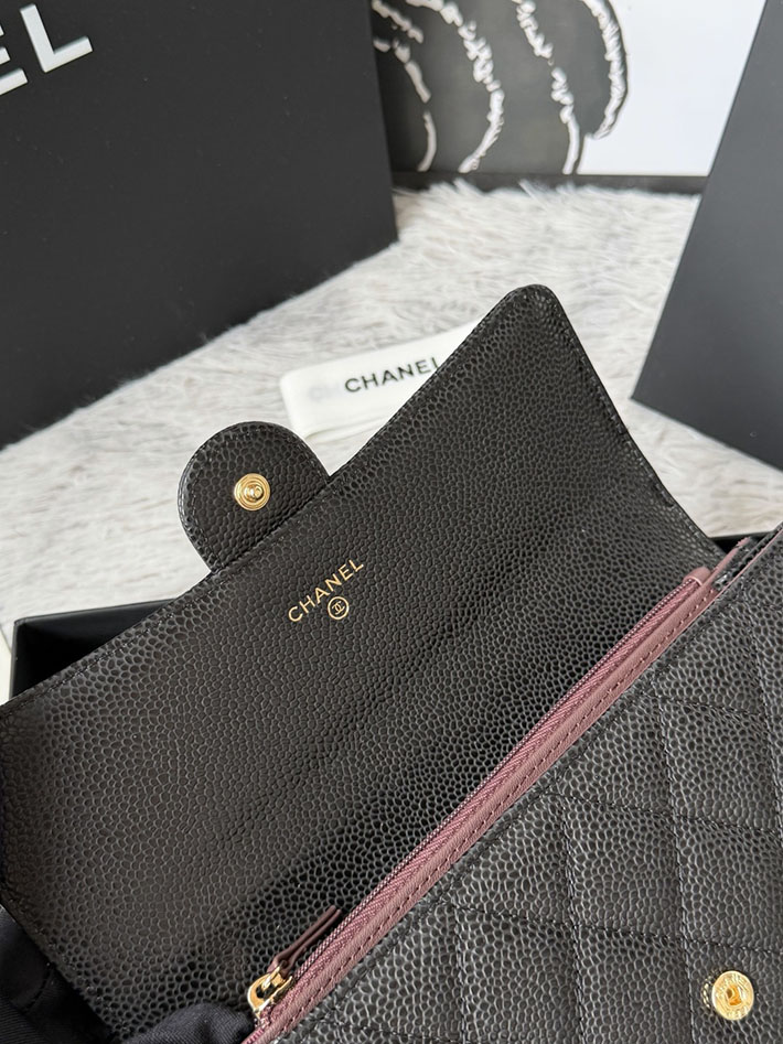 最高級シャネルスーパーコピー CHANEL マトラッセ クラシック ロング フラップ ウォレット ブラック AP0241 Y01864 C3906 シャネル マトラッセ 財布 - 画像 (5)