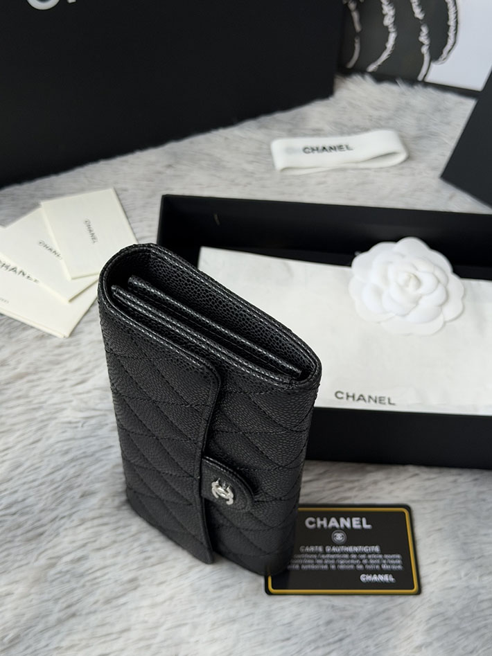 最高級シャネルスーパーコピー CHANEL マトラッセ クラシック ロング フラップ ウォレット ブラック AP0241 Y01588 C3906 シャネル財布コピー - 画像 (7)