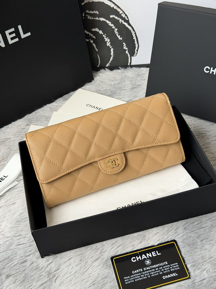 最高級シャネルスーパーコピー CHANEL マトラッセ クラシック ロング フラップ ウォレット ベージュ AP0241 Y01864 NZG75 シャネル 財布 人気 - 画像 (12)