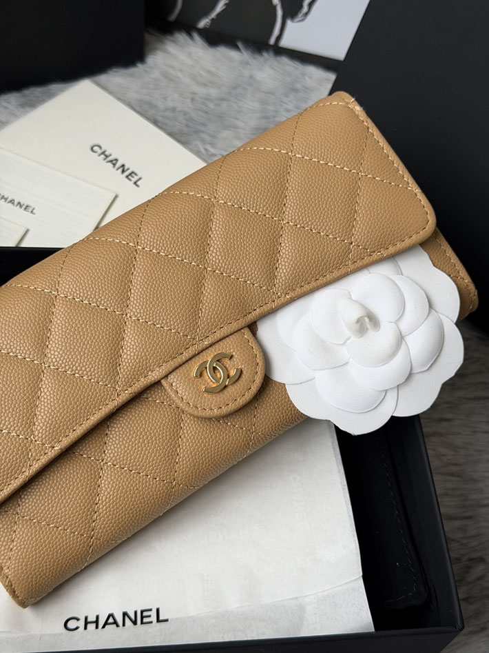 最高級シャネルスーパーコピー CHANEL マトラッセ クラシック ロング フラップ ウォレット ベージュ AP0241 Y01864 NZG75 シャネル 財布 人気 - 画像 (7)