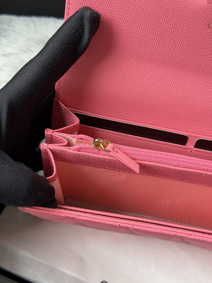 最高級シャネルスーパーコピー CHANEL マトラッセ クラシック ロング フラップ ウォレット ピンク AP0241 Y01864 NG750 シャネルの財布を持つ 女 - 画像 (2)